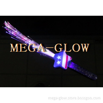 LED Star Wand 4 of July, US Star light wand